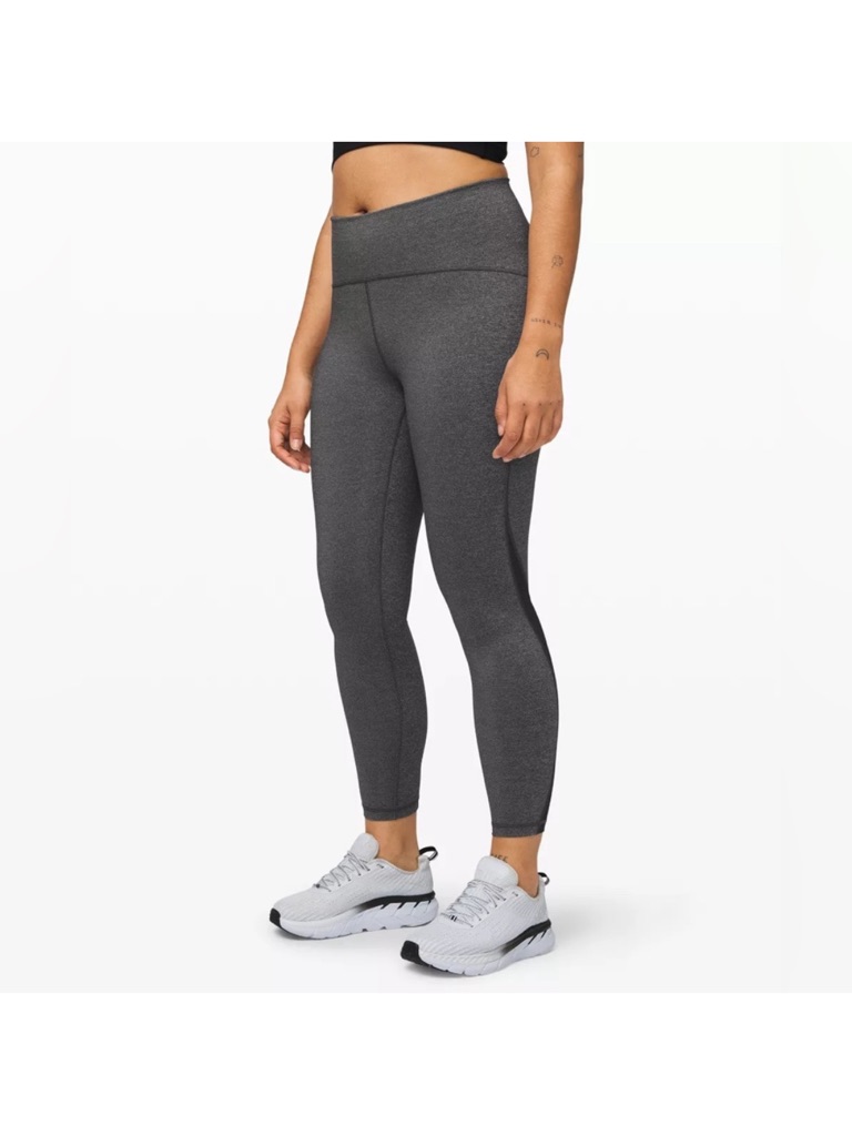 Lululemon Train Times 7/8 Pant Leggings 25" Heathered Women's Size 6